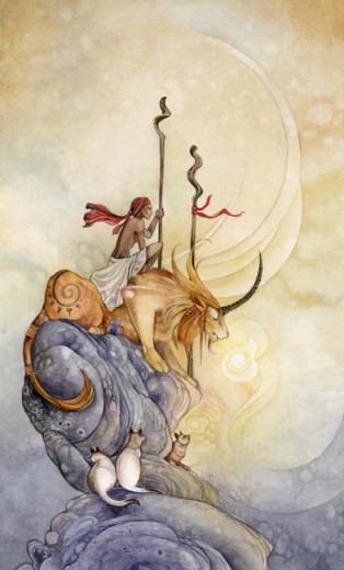 Shadowscapes Tarot. Трактовки, значение карт. Масть Жезлов