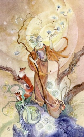 Shadowscapes Tarot. Трактовки, значение карт. Масть Жезлов