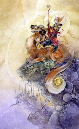 Shadowscapes Tarot. Трактовки, значение карт. Масть Жезлов