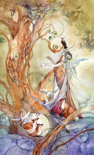 Shadowscapes Tarot. Трактовки, значение карт. Масть Жезлов