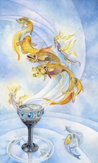 Shadowscapes Tarot. Трактовки, значение карт. Масть Кубков