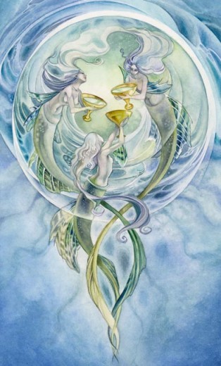 Shadowscapes Tarot. Трактовки, значение карт. Масть Кубков