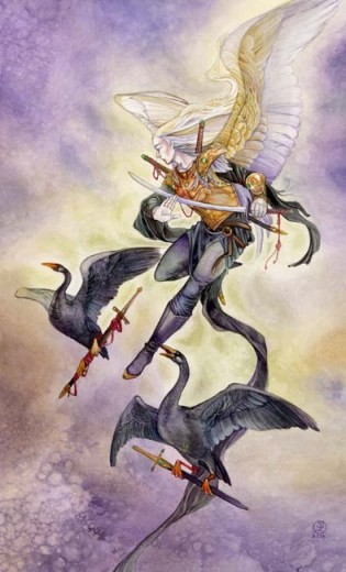 Shadowscapes Tarot. Трактовки, значение карт. Масть Мечей