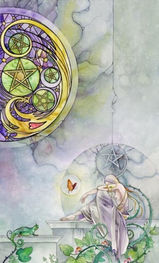 Shadowscapes Tarot. Трактовки, значение карт. Масть Пентаклей