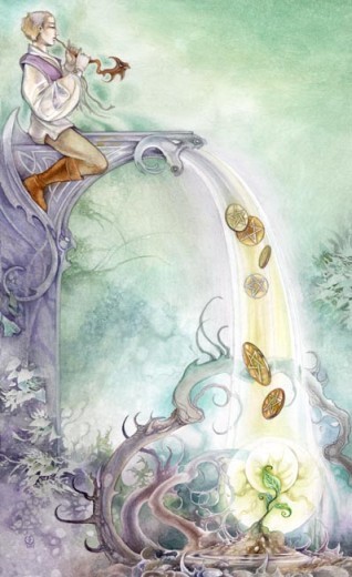 Shadowscapes Tarot. Трактовки, значение карт. Масть Пентаклей