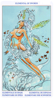 Языческое Таро (Pagan Tarot). Значение карт, трактовки. Масть мечей
