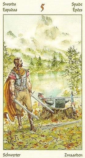 Таро Викингов (Vikings Tarot). Значение карт, трактовки. Масть мечей