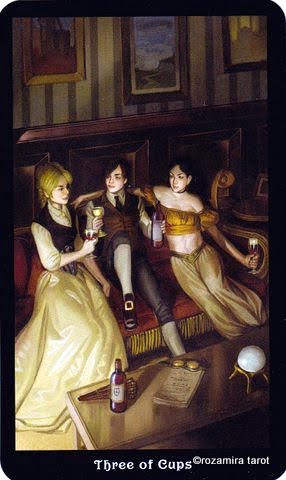 Стимпанк Таро (Steampunk Tarot). Значение карт, трактовки. Масть кубков