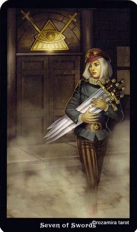 Стимпанк Таро (Steampunk Tarot). Значение карт, трактовки. Масть мечей