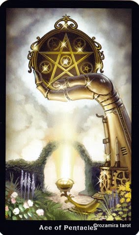 Стимпанк Таро (Steampunk Tarot). Значение карт, трактовки. Масть пентаклей