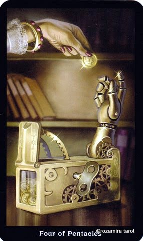 Стимпанк Таро (Steampunk Tarot). Значение карт, трактовки. Масть пентаклей