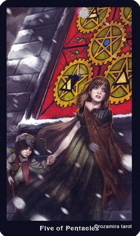 Стимпанк Таро (Steampunk Tarot). Значение карт, трактовки. Масть пентаклей