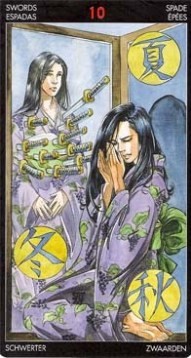 Таро Манга. Значение карт, трактовки. Масть мечей
