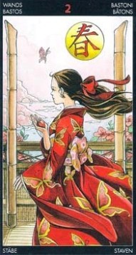 Таро Манга. Значение карт, трактовки. Масть жезлов