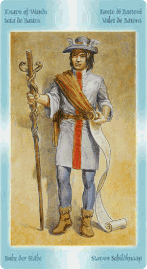 Таро Ангелов хранителей. Значение карт, трактовки. Масть жезлов