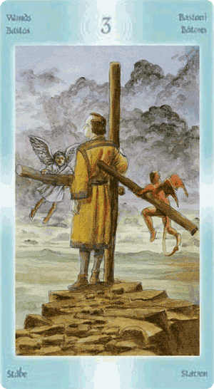 Таро Ангелов хранителей. Значение карт, трактовки. Масть жезлов