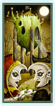 Таро Безумной луны. Значение карт, трактовки. Масть жезлов
