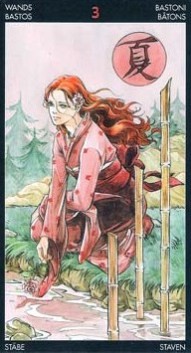 Таро Манга. Значение карт, трактовки. Масть жезлов