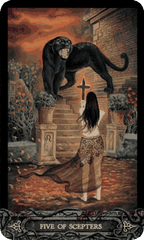 Таро Вампиров Фантасмагория. Значение карт, трактовки. Масть жезлов
