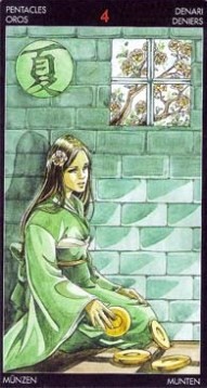 Таро Манга. Значение карт, трактовки. Масть пентаклей