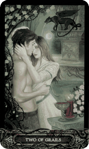 Таро Вампиров Фантасмагория. Значение карт, трактовки. Масть кубков