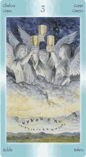 Таро Ангелов хранителей. Значение карт, трактовки. Масть кубков