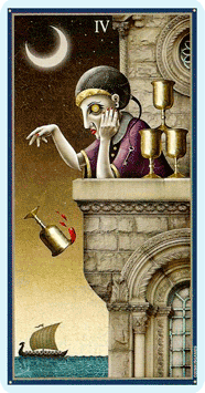 Таро Безумной луны. Значение карт, трактовки. Масть кубков
