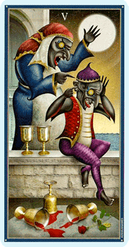 Таро Безумной луны. Значение карт, трактовки. Масть кубков