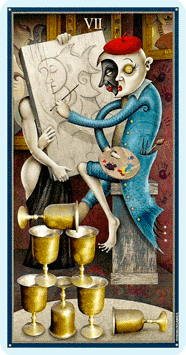 Таро Безумной луны. Значение карт, трактовки. Масть кубков