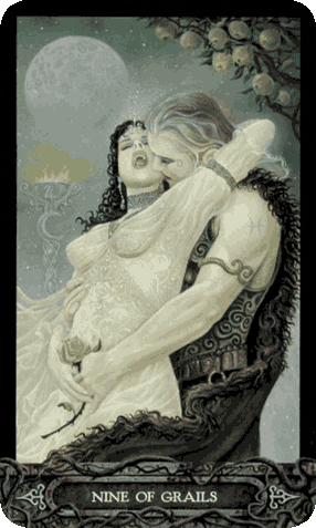 Таро Вампиров Фантасмагория. Значение карт, трактовки. Масть кубков