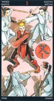 Таро Манга. Значение карт, трактовки. Масть жезлов