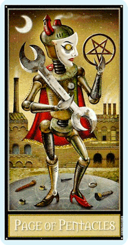 Таро Безумной луны. Значение карт, трактовки. Масть пентаклей