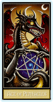 Таро Безумной луны. Значение карт, трактовки. Масть пентаклей