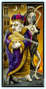 Таро Безумной луны. Значение карт, трактовки. Масть пентаклей