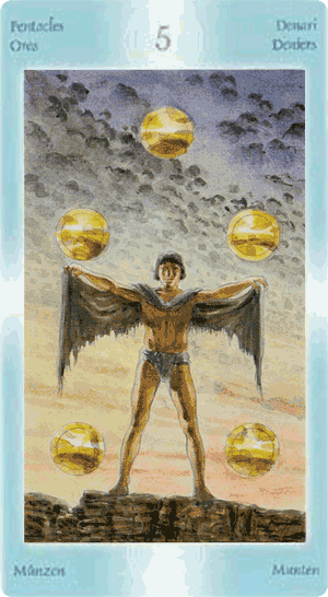 Таро Ангелов хранителей. Значение карт, трактовки. Масть пентаклей