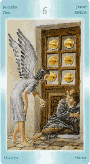 Таро Ангелов хранителей. Значение карт, трактовки. Масть пентаклей