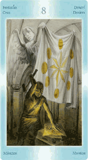 Таро Ангелов хранителей. Значение карт, трактовки. Масть пентаклей