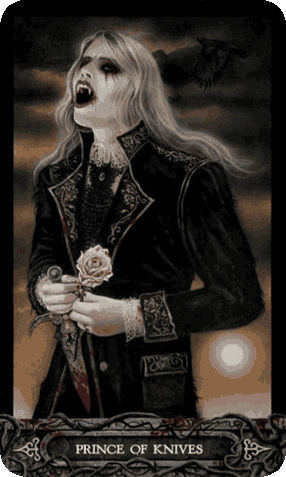 Таро Вампиров Фантасмагория. Значение карт, трактовки. Масть мечей
