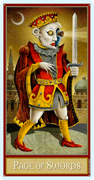 Таро Безумной луны. Значение карт, трактовки. Масть мечей