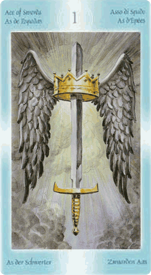 Таро Ангелов хранителей. Значение карт, трактовки. Масть мечей