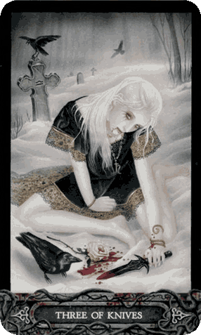 Таро Вампиров Фантасмагория. Значение карт, трактовки. Масть мечей