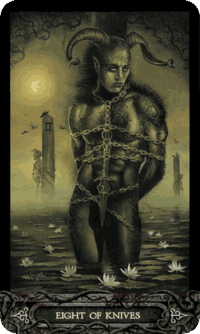 Таро Вампиров Фантасмагория. Значение карт, трактовки. Масть мечей