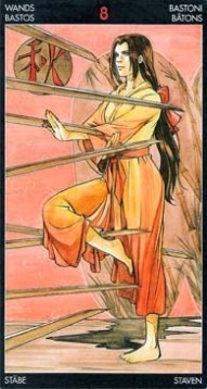 Таро Манга. Значение карт, трактовки. Масть жезлов