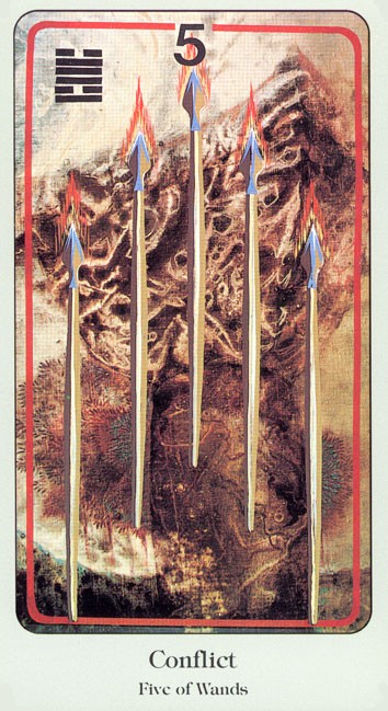 Таро Хайндля. Значение карт, трактовки. Масть жезлов