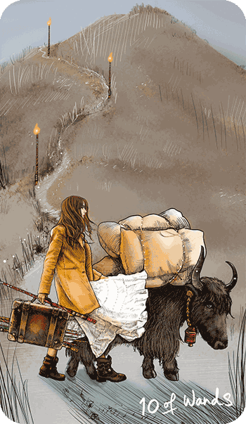 Таро Светлого провидца. Значение карт, трактовки. Масть жезлов