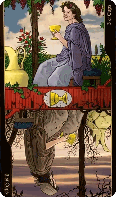 Таро Оппозиций. Значение карт, трактовки. Масть кубков