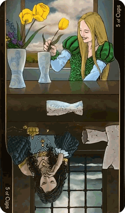 Таро Оппозиций. Значение карт, трактовки. Масть кубков