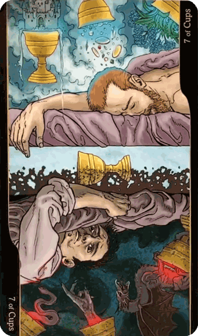 Таро Оппозиций. Значение карт, трактовки. Масть кубков