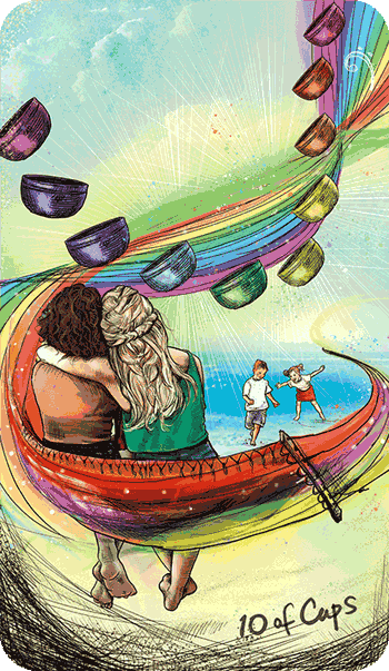 Таро Светлого провидца. Значение карт, трактовки. Масть кубков