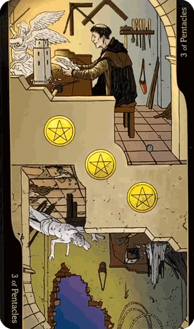 Таро Оппозиций. Значение карт, трактовки. Масть пентаклей